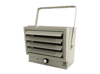Electric utility fan forced heater