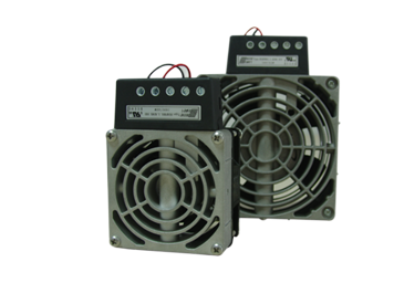 Enclosure saving space fan heater